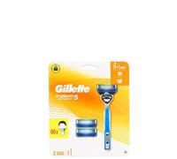 Gillette Fusion 5 Sport Razor Set: Ergonomic Handle & 2 Anti-Friction Blade Cartridges