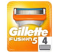 Gillette Fusion Mens Replacement Razor 5-Blade Cartridges - 4 Pack of Blades