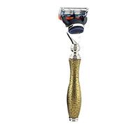 Gillette Fusion Compatible Razor by Golden Antique Collection > Shaving Essentials for the Modern Gentleman - Perfect for Everyday Use - Large as a Gift