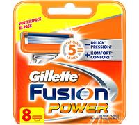 Gillette Fusion 5 Power Razor Blades, Replacement Blades for Men Wet Razor with 5 Blade (Pack of 8)