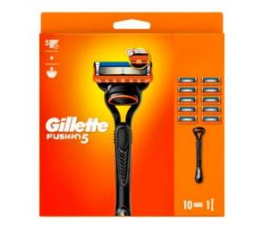 Gillette Fusion Value Pack Handle + 10 Blades 10 pcs