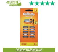 Gillette Fusion Mens Replacement Razor 5-Blade Cartridges - 8 Pack of Blades