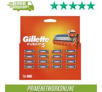 Gillette Fusion5 16 Pack Refill Cartridges 100% BRAND NEW ORIGINAL ⭐⭐⭐⭐⭐