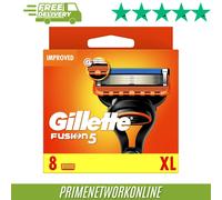 Gillette Fusion5 8 Pack XL Refill Cartridges 100% BRAND NEW ORIGINAL ⭐⭐⭐⭐⭐