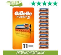 Gillette Fusion5 Blades, Shaving Refills Pack of 11, 100% ORIGINAL NEW ⭐⭐⭐⭐⭐