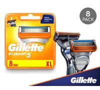 Gillette Fusion5 Cartridge 8 Pack - 100% Genuine Precison Trimmer UK Orange
