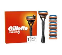 Gillette Fusion5 Men's Razor - 8 Blades, Engineered With Antifriction Blades For Up To 20 Shaves Per Blade Refill