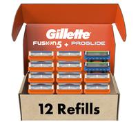 Gillette Fusion5 Men's Razor Blade Refills 10 Count + Fusion5 ProGlide Razor Blade Refills - 2 Count | One Pack of 12 Refills