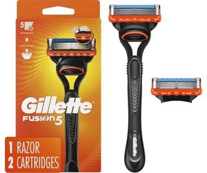 Gillette Fusion5 Men's Razor, Handle & 2 Blade Refills