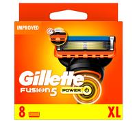 Gillette Fusion5 Power Razor Refills For Men, 8 Razor Blade Refills