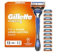 Gillette Fusion5 Razor and Refills for Men, 1 Handle & 12 Blades
