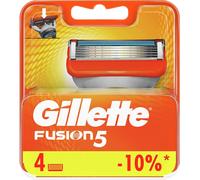 Gillette Fusion5 Razor Blades - 5 Anti-Friction Blades with Precision Trimmer for a Close, Barely-Feel Shave