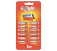 Gillette Fusion5 Razor Blades Men, Pack of 12 Razor Blade Refills with Precision Trimmer, 5 Anti-Friction Blades, Suitable for Mailbox