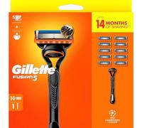 Gillette Fusion5 Razor for Men, 1 Gillette Razor, 10 Blade Refills