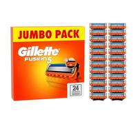 Gillette Fusion5 Razor Blades Men, Pack of 24 Razor Blade Refills with Precision Trimmer, 5 Anti-Friction Blades, Suitable for Mailbox
