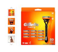 Gillette Fusion5 Razor with Refills - Precision Trimmer & Soft Microfins for a Smooth Shave