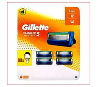Gillette Fusion5 Sport Razor Blades: 4-Pack Precision Refill Cartridges