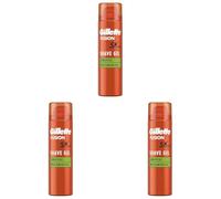 Gillette Fusion5 Ultra Sensitive Shaving Gel for Men, 200 ml, Soothes & Protects Sensitive Skin Leaving It Clean & Comfortable (Pack of 3)