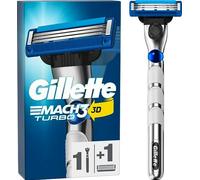 Gillette Gillette Mach3 Turbo Shaving System with 3 Blades For Men 1 pcs + 1 pcs