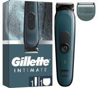 Gillette Intimate I3 Men's Intimate Clipper for Sensitive Skin and Wear-Resistant Metal Blades, Waterproof Electric Trimmer with Skinfirst System, Up to 80 Minutes of Battery Life