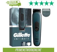 Gillette Intimate Men's i3 Trimmer - SkinFirst Pubic Hair Trimmer, Waterproof, Cordless, Wet/Dry Use, Lifetime Sharp Blades, New
