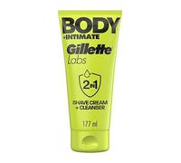 Gillette Labs Body + Intimate 2-in-1 Body Shave Cream and Cleanser 177ml