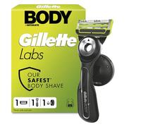 Gillette Labs Body + Intimate Razor For Men with Magnetic Shower Hanger