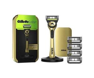 Gillette Labs Champion Gold Edition Razor With Exfoliating Bar