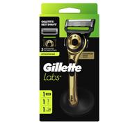 GilletteLabs with Exfoliating Bar Razor Champion Gold Edition 1 Pack