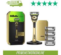 Gillette Labs Razor + Travel Case (5 Blades) Gold