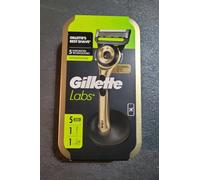 Gillette Labs with Exfoliating Bar | Champion Gold Edition | Magnetic Stand 2D
