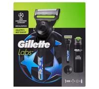 Gillette Labs Gift Set Razor with 1 Blade + Shower Pendant + Labs Shaving Gel 198 ml "UEFA Champions League"