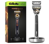 Gillette Labs Heated Men's Razor + 1 Razor Blade Refill, FlexDisc Technology, 100% Waterproof, Gifts for Men, 2 Pin UK Plug