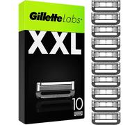 Gillette Labs Men's Razor Blades, 10 Shaving Blade Refills with Exfoliating Bar
