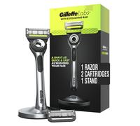 Gillette Labs Mens Razor with Exfoliating Bar, Shaving Kit for Men
