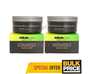 Gillette Labs Moisturizer Cream Fast Absorbing Ultra Lightweight 100ml 2-Pack