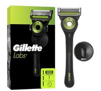 Gillette Labs With Exfoliating Bar, Neon Night Edition Men's Shaver, 1 Handle - 1 Blade, Includes Magnetic Wall Mount For Easy Storage