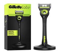 Gillette Labs with Exfoliating Bar, Razor for Men, 1 Handle - 1 Blade, Includes Premium Magnetic Stand
