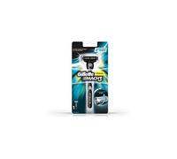 Gillette M3 Razor Pack of 6 with PowerGlide Blades, Lubrastrip, Microfins & Pivoting Head