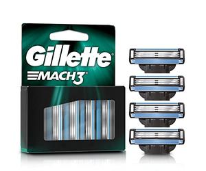 Gillette Mach 3, 1 Pack of 4 cartridges