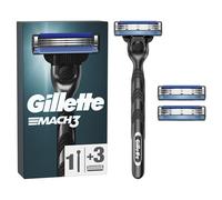 Gillette Mach3 Base 1 Handle + 3 Refill Blade For Men