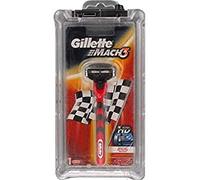 Gillette Mach3 HD Red Racing Stripe Men's Razor with 1 Razor Blade Manual Shaving