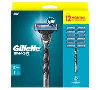 Gillette Mach3 Men's Razor + 12 Blade Refills, New