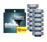 Gillette Mach3 Razor Blade Refill Cartridges For Men, # 8559 - 12 Ea