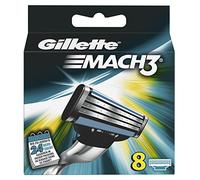 Gillette Mach3 Razor Blades, 8 Pieces