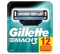 Gillette Mach3 razor blades for men, 12 pieces