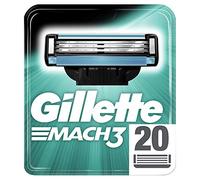 Gillette Mach3 razor blades for men, 20 pieces