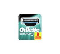 Gillette Mach3 Razor Blades Men, Pack of 8 Razor Blade Refills, Stronger Than Steel Blades (Packaging May Vary)