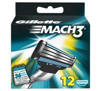 Gillette MACH3 Razor Blades - Pack of 12 Refills