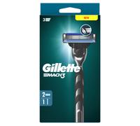 Gillette Mach3 Razor + 1 Blade for Men with Stronger-Than-Steel Blades